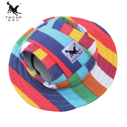 Tail Up/TAILUP Dog Fashion Cute Cotton Canvas Princess Baseball Sun Protection Sun Hat Supplies