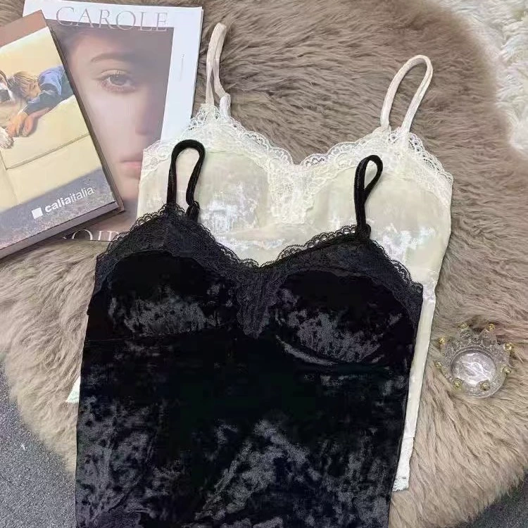 Чистый ветер золотой бархат с тонкими плечами