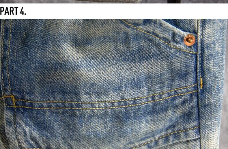 Men's Trendy Multi Pocket Cargo Denim Shorts Summer Style Loose Wide Leg Casual Cropped Pants_mkmklike.com