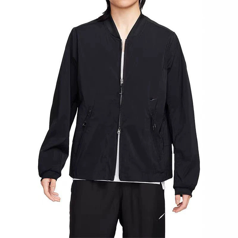 New Spring and Autumn Embroidered Logo Jacket for Men and Women, Casual Sports Windbreaker, V-neck Versatile Niche Jacket