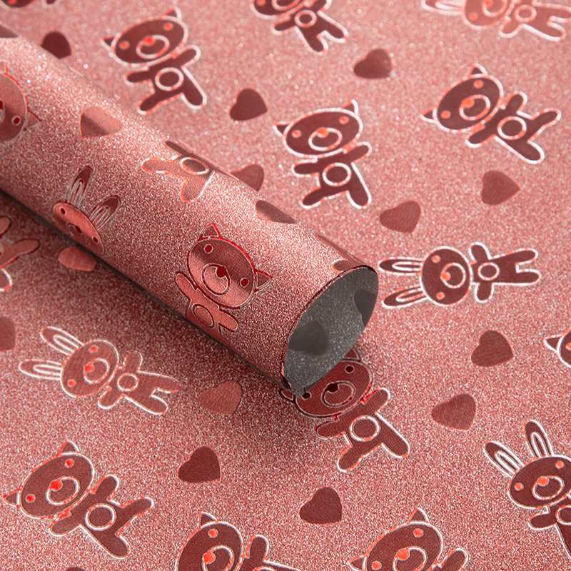 Cumpleaños, Navidad, Día de San Valentín, regalos de dibujos animados para hombres y mujeres, cajas de regalo, papel de embalaje, papel de color, paquete impermeable, pergamino