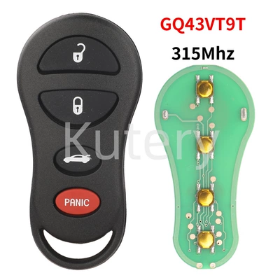 Suitable for Jeep Grand Cherokee Dodge 4-Key Split Remote Control Car Key 315 Frequency Gq43Vt9T