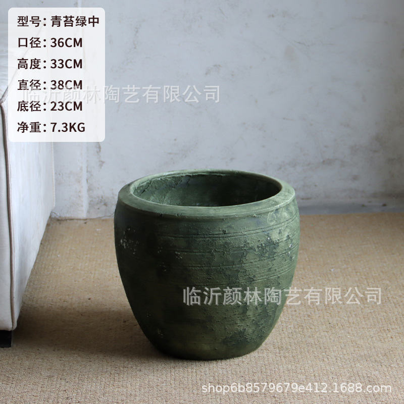 Retro de alto nivel gran calibre centro comercial hotel lirio bambú dragón árbol de sangre pájaros del cielo gran maceta verde