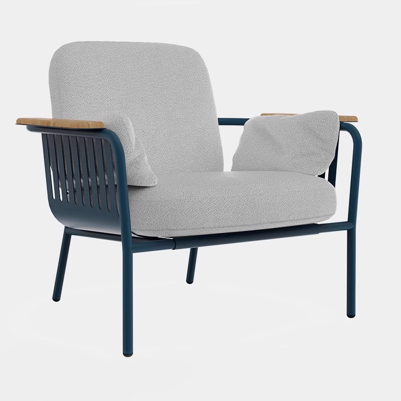 Sofá nórdico al aire libre mesa de té combinación terraza villa patio balcón al aire libre muebles impermeables y protectores solares