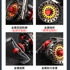 微鉛輪 筏輪 筏釣輪 帶泄力 全金屬 飛釣輪中通輪