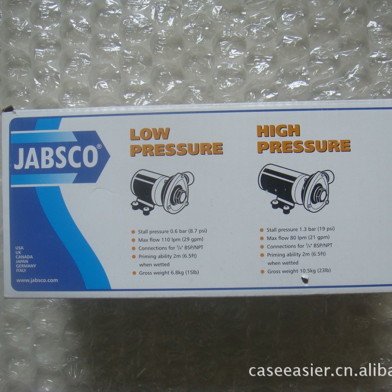 JABSCO 捷斯克泵及配件50870系列离心泵  50870-0012