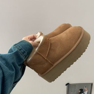 �羳���lɣ�°��]�ܶ���mini���5cm��Ƥëһ�wѩ��ѥŮ�ӽq�͎�