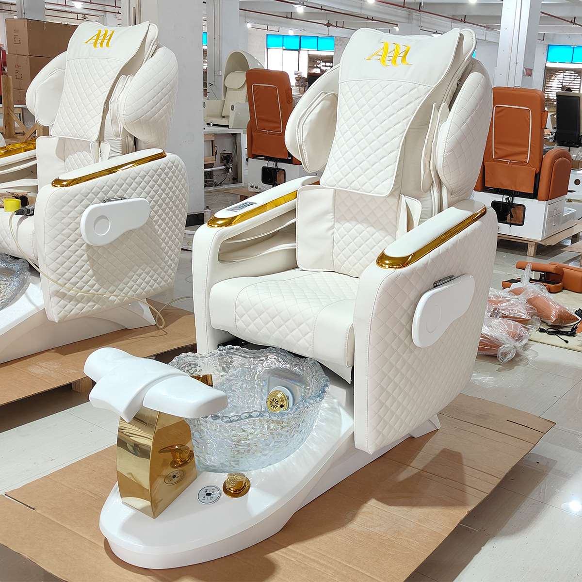 Manicuría transfronteriza salud baños de pies silla de masaje multifuncional baños de pies pedicura spa salón de masaje masaje A