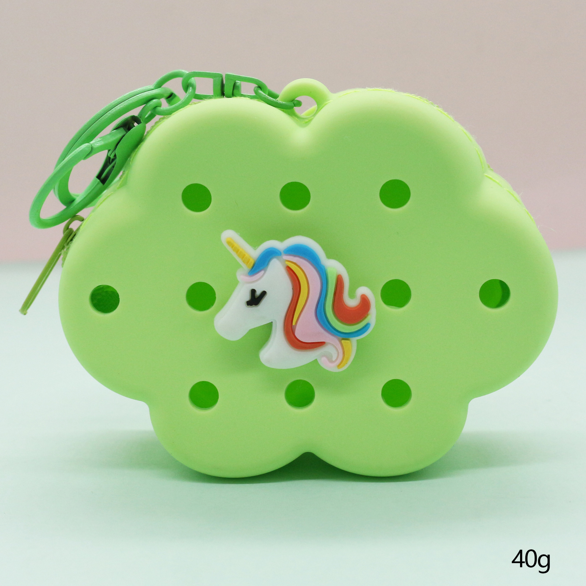 Inventario de dibujos animados de silicona agujero bolsa mini bolso diy bolsa de almacenamiento bolso auriculares llavero colgante regalo