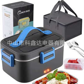 电热饭盒车载家用二合一保温饭盒上班族办公室热饭菜神器加热饭盒