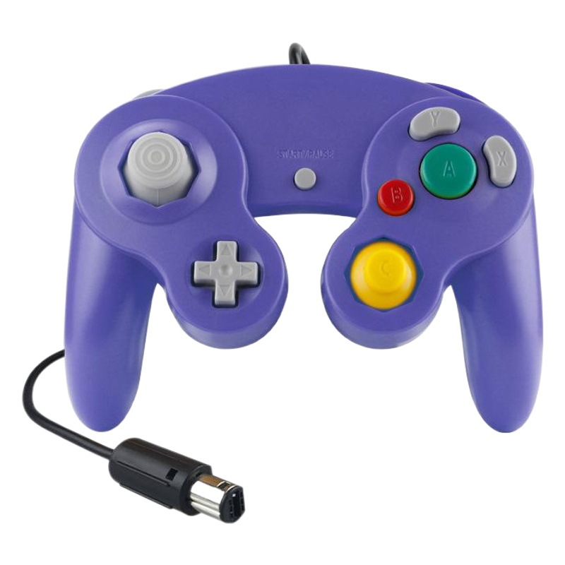 Nintendo clásico mango nostálgico NGC mango NGC cable mango NGC juego solo punto con vibración