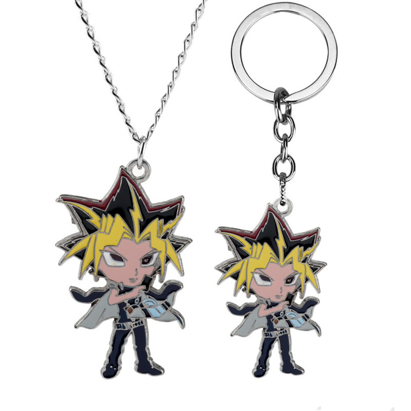 Game King Riman cartoon Wu Teng game character doll keychain pendant alloy craft jewelry necklace pendant Game King Riman cartoon Wu Teng game character doll keychain pendant alloy craft jewelry necklace pendant