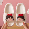 Children's cartoon slippers suitable for men and women, footwear, summer slide, suitable for teen, family style