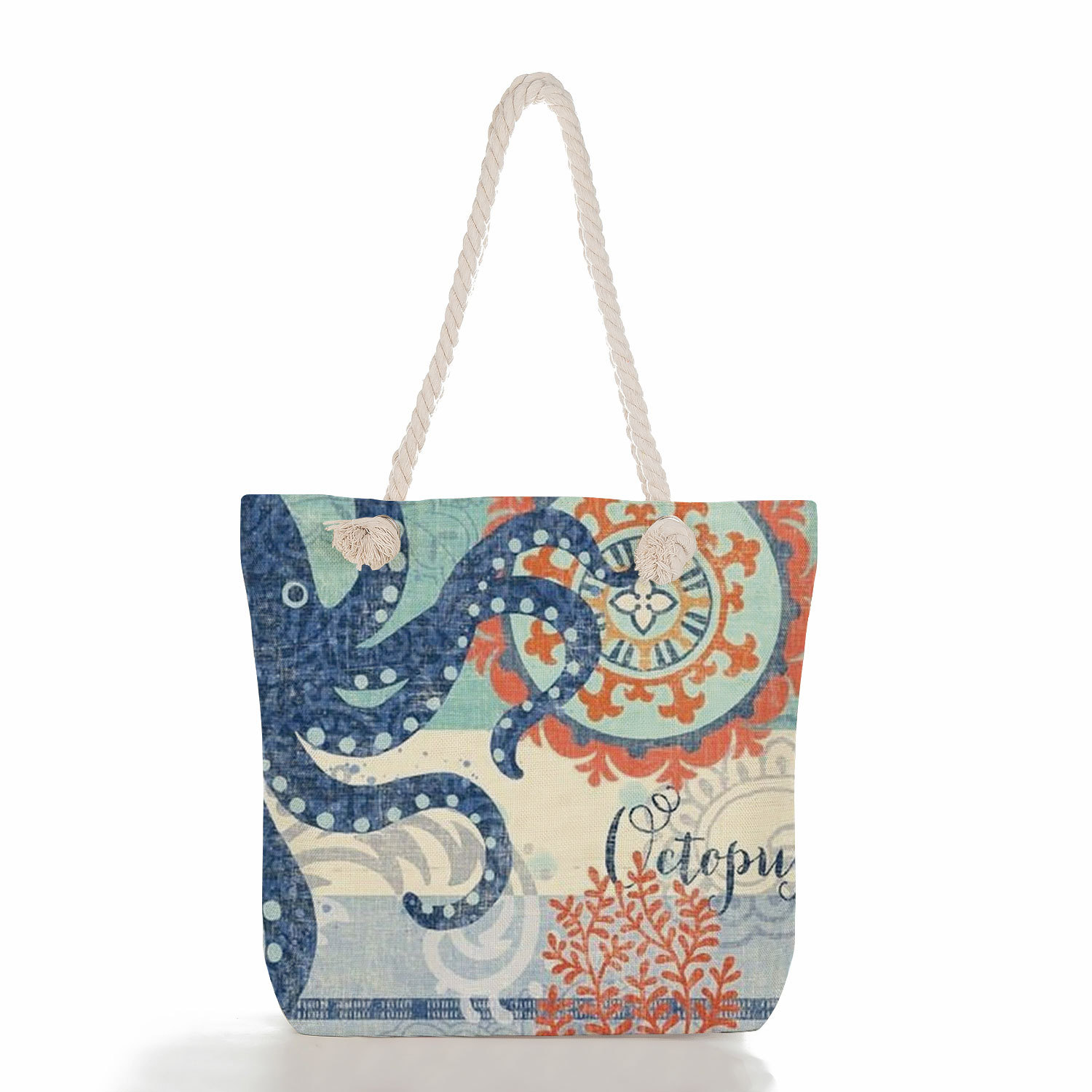 Women's Classic Style Tropical Canvas Shopping Bags display picture 1