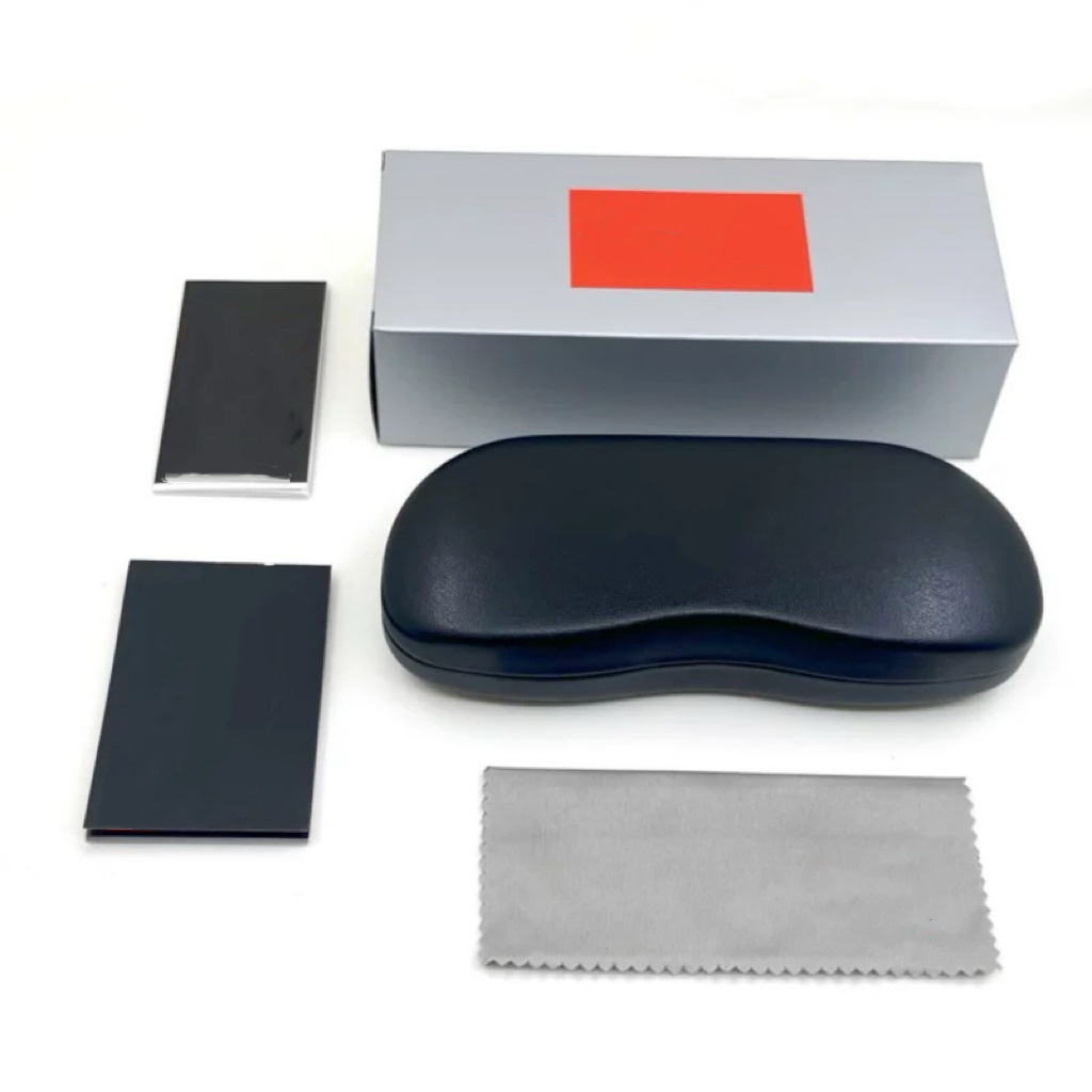 Inventario al por mayor nueva caja de gafas de alta calidad, caja de gafas de sol de alta gama, caja de gafas de sol, caja de paquete completa