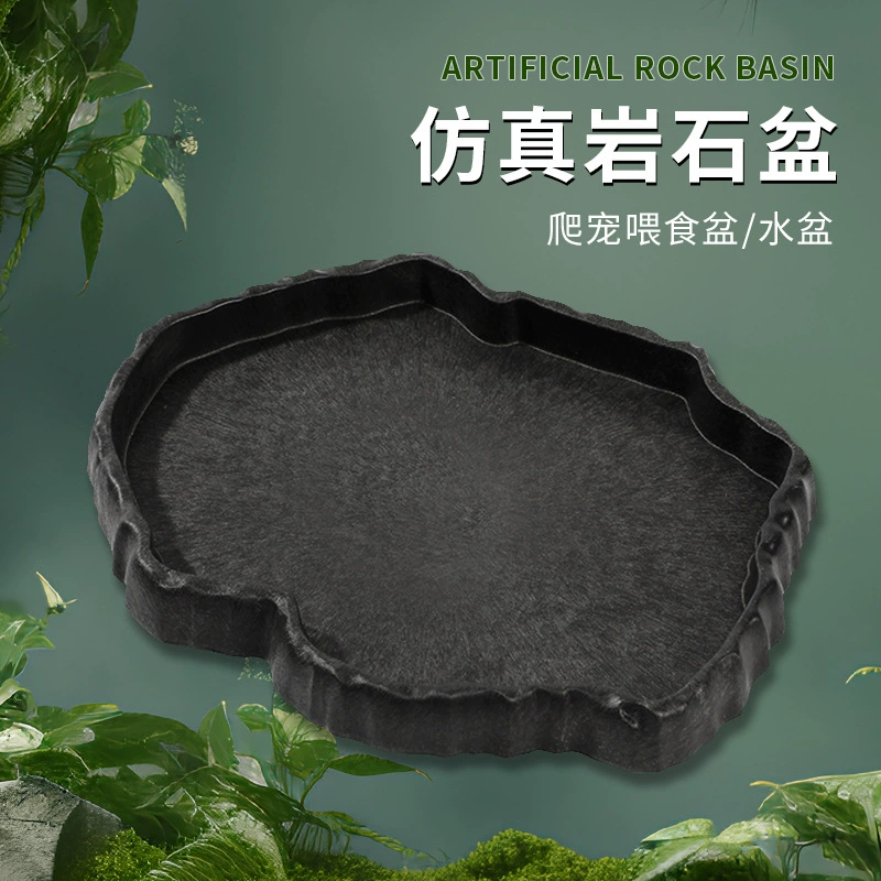 СМ Черепаха Ящик для скалолазания Коробка для домашних животных Питьевой поднос Смола Водный бассейн Дворец Хранитель Паук Рогатая лягушка Игрушка Змея Рептилия Водный бассейн Пищевой бассейн