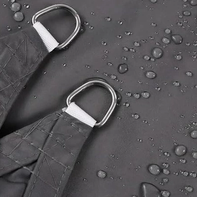 sunshade for outdoor gazebo, Avtomobil yan çətirləri - dark-gray-1m-width-2m-length-with-3-ropes