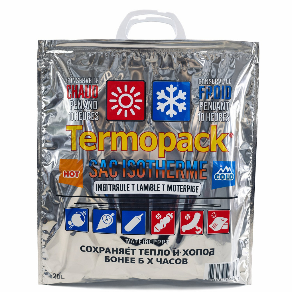 冰鲜保温袋手提LDPE袋食品冷链运输购物野餐外卖袋可重复使用