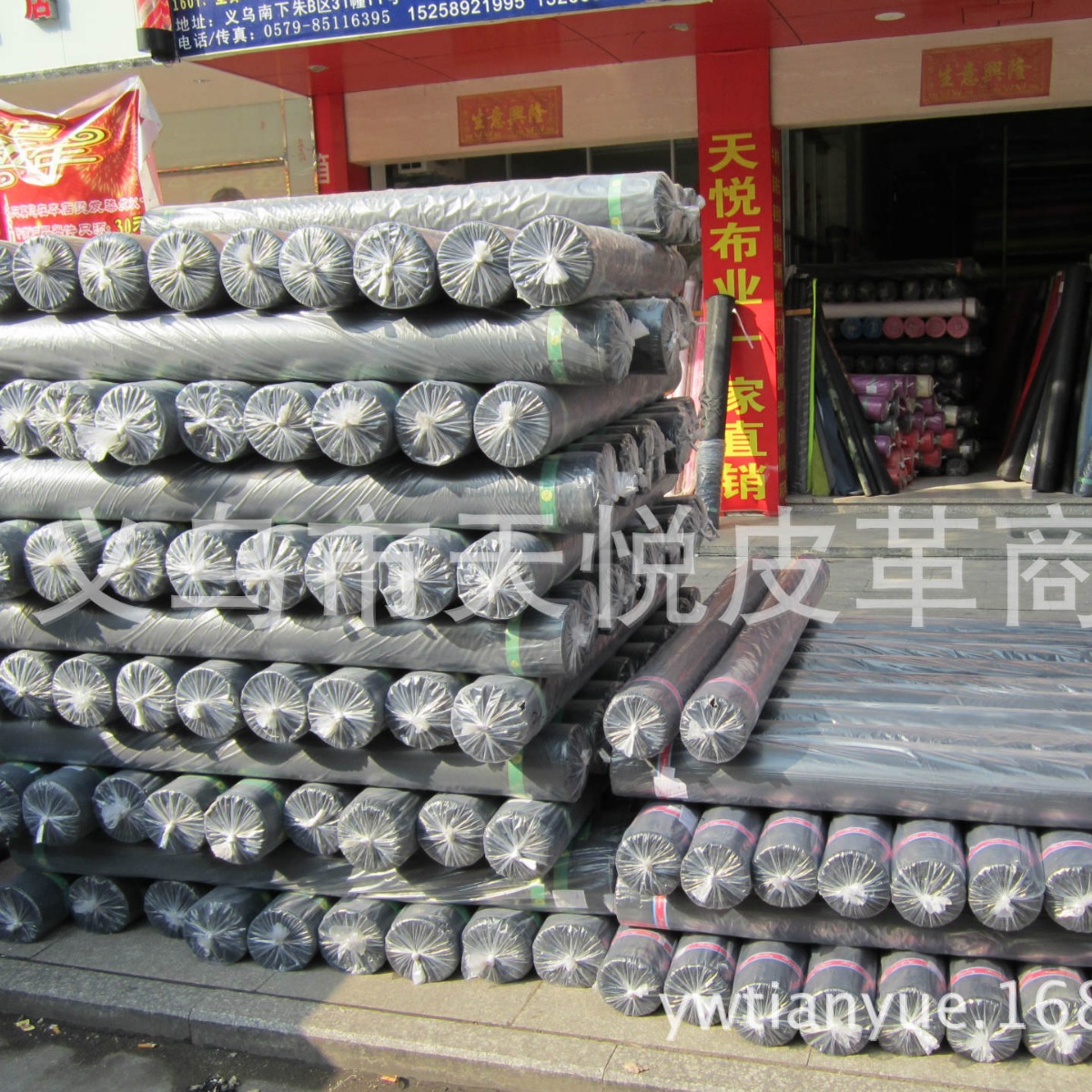 17*23涂层牛津布 箱包里布 帐篷布 箱包布料 黑色现货 购物袋布料