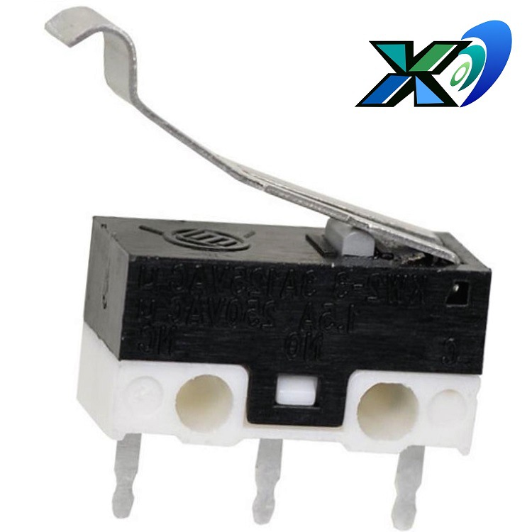 鼠标微动开关2A125V   迷你型鼠标开关  微动开关带柄常开 常闭