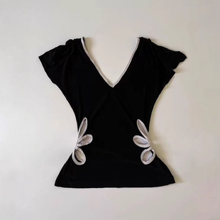 ���Qvintage��ϵ�e��T��Ů�ȴ�V�I�@�ݺ�ɫ�߼�������ins