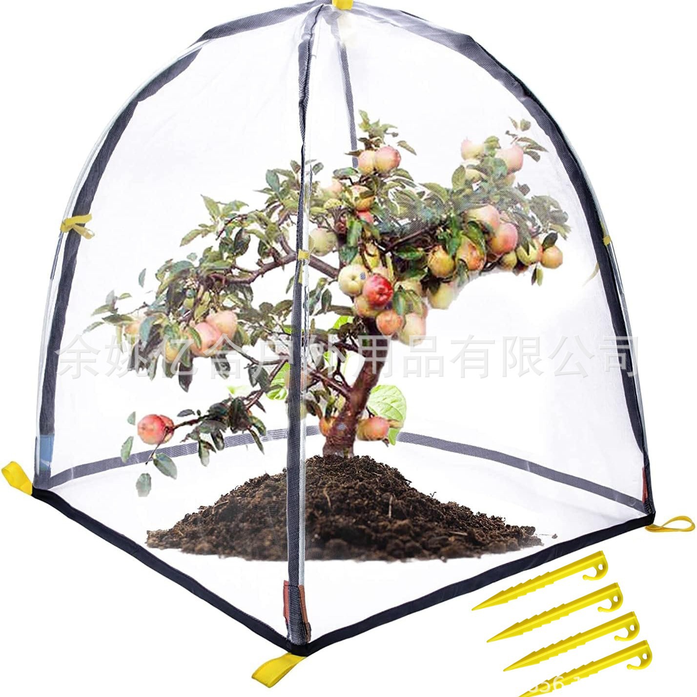 亚马逊热卖 庭院防鸟网 防虫网植物保护罩 盆景防护网