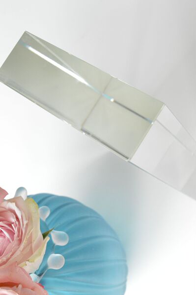 Modern minimalistic transparent accessory
