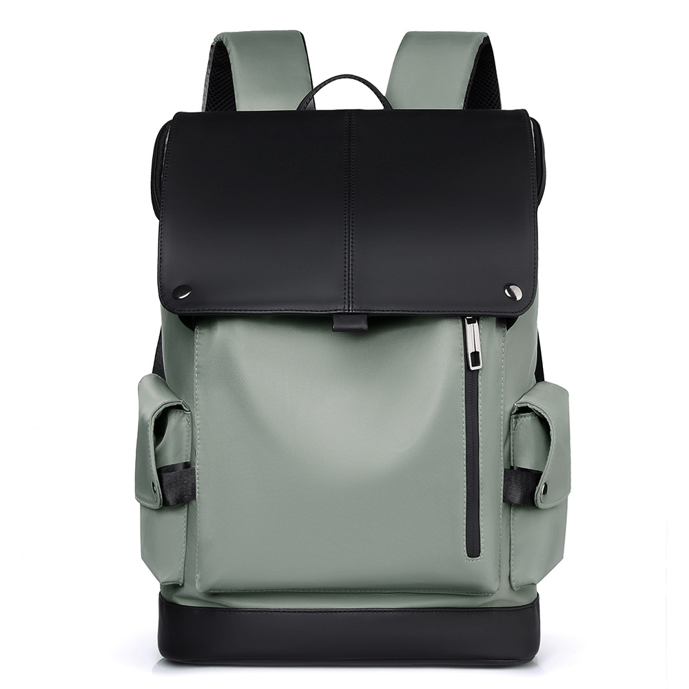 LOGO impresa, mochila de hombro, mochila de hombre, mochila de negocios de gran capacidad, mochila de computadora a prueba de derrames, mochila de tirón.