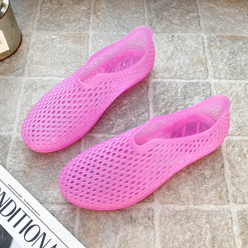 New Summer Cave Shoes Women's Korean-style Sandals Breathable Non-slip Soft Sole Beach Shoes Casual Beach Shoes for Women