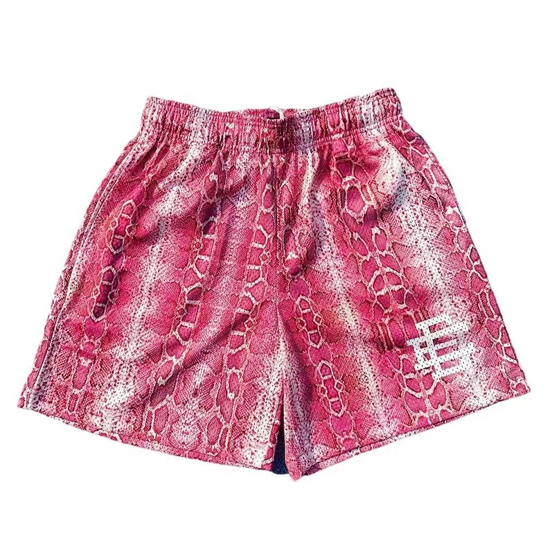 Eric Emanuel EE Pantalones cortos de malla para hombres y mujeres, pantalones de baloncesto deportivo de cuatro puntos