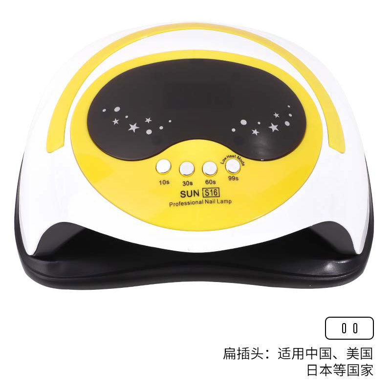 Nueva lámpara de manicura 168w máquina de fototerapia de alta potencia de secado rápido portátil inteligente lámpara de cocción de manicura de inducción transfronteriza