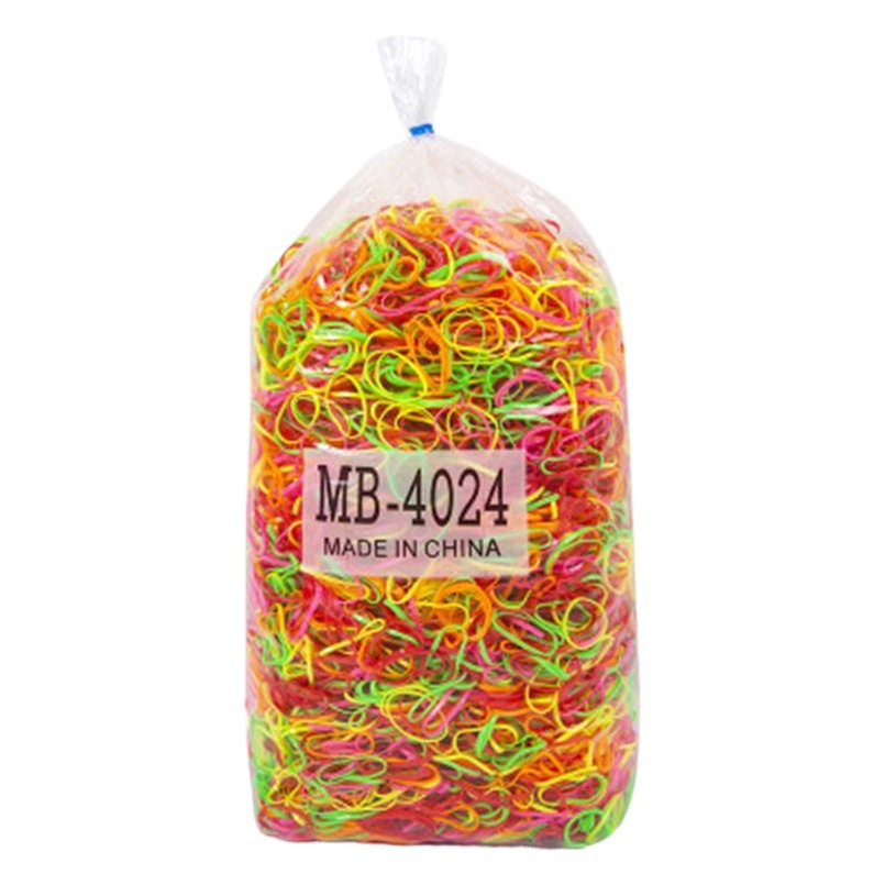 Los niños desechables lazo del pelo cuerda de pelo banda de goma grande banda de pelo fuerte tira de la banda de goma continua sin costura banda de pelo de alta elasticidad