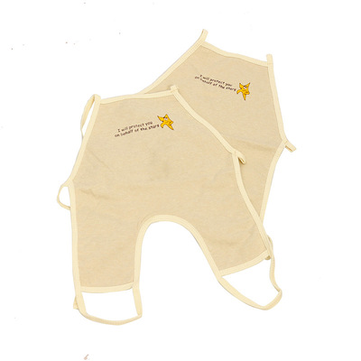 In summer and Autumn goods in stock double-deck keep warm Cotton moisture absorption Perspiration Cartoon comic Light Brown Boy pants Bellyband Newborn