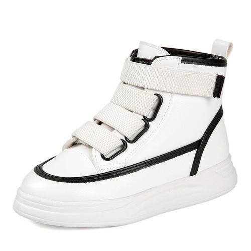 Children's Sports Shoes 2024 Summer New Breathable Mesh Medium and Large Kids High-Top Board Shoes for Girls Casual White Shoes