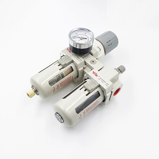 白色款AC3010-03定制SMC型气源处理器气动二联件油水分离器