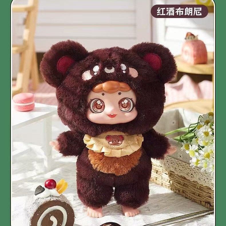 Xixi 恋人ティーパーティーぬいぐるみブラインドボックストレンディなフィギュア 1:1 人形ギフト装飾品おもちゃギフトペンダント|undefined