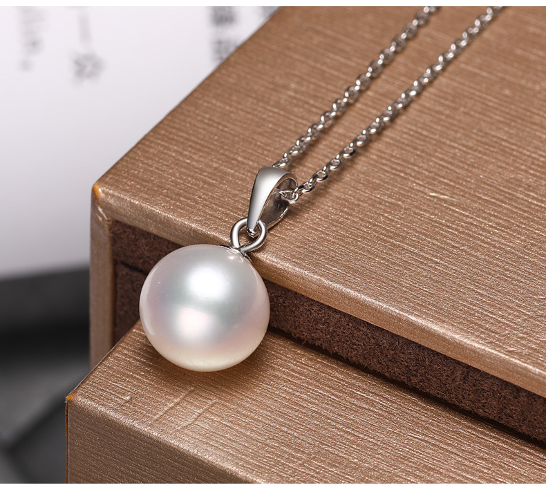 Collier de perles avec fermoir magnétique pour femme_voghion.com