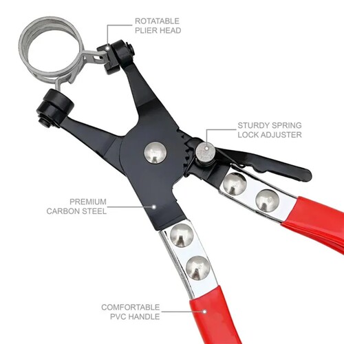 Massive pipe clamp straight throat type pipe bundle clamp bendable with wire clip clamp clamp holder tool