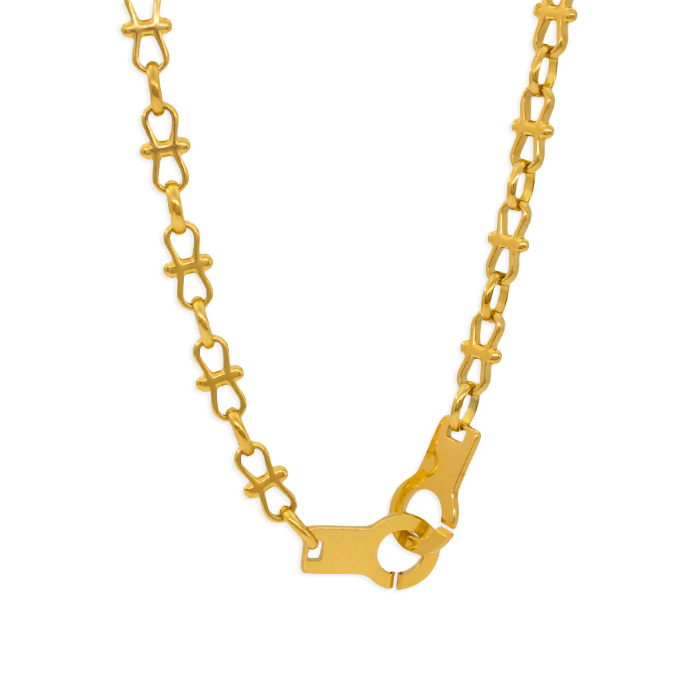 35g Weight Jewelry Set Classification Necklace + Jewelry Quantity Holiday, Daily, Party Occasion Titanium Steel Material Solid Color Pattern Women's Gender Simple Style Style Wholesale Jewelry Simple Style Solid Color Titanium Steel Jewelry Set 7