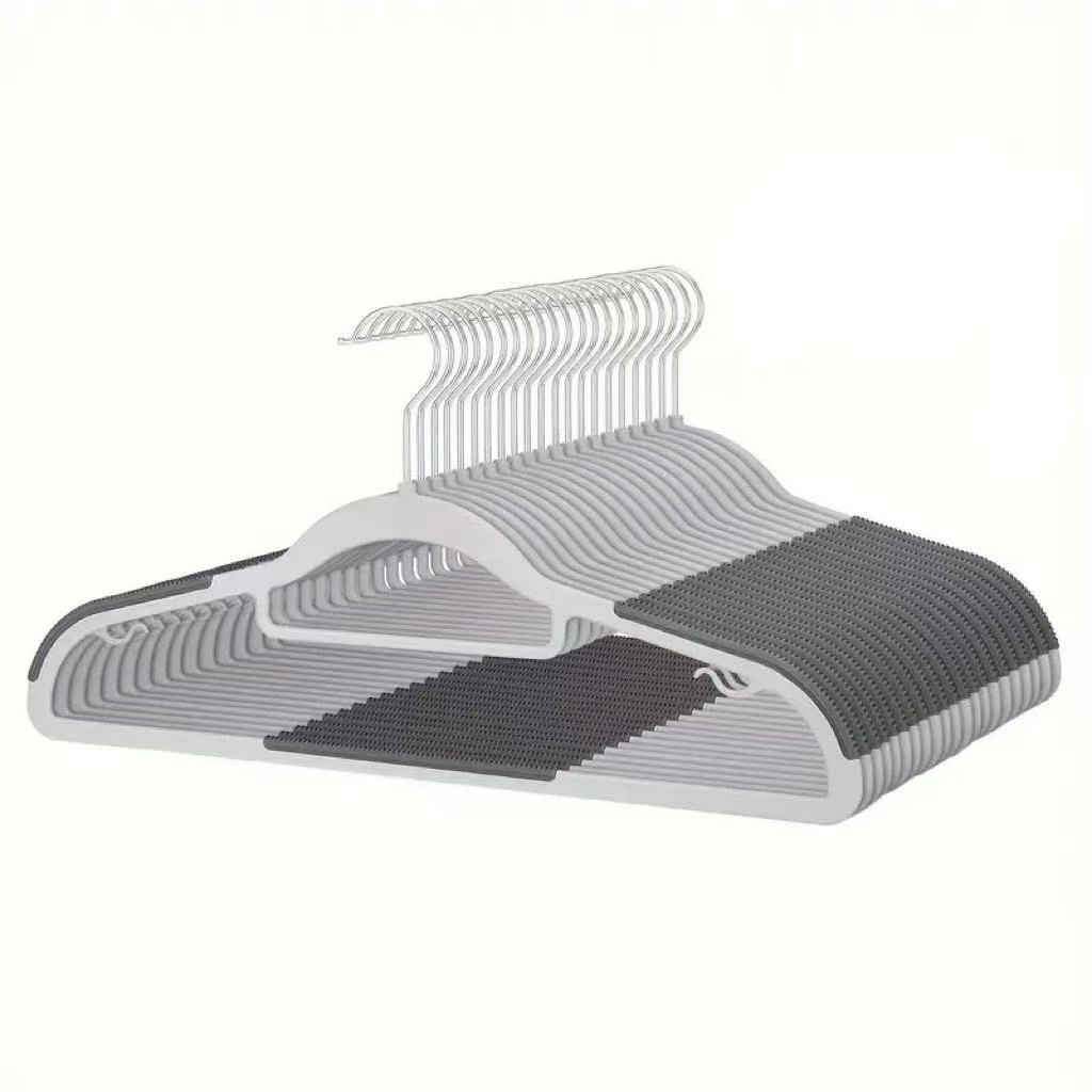 습식 및 건식 이중 위치 옷걸이, 국경 간 미끄럼 방지 옷 걸이, 두꺼운 흔적 없는 옷 걸이, 정리 및 보관 플라스틱 옷 지지대