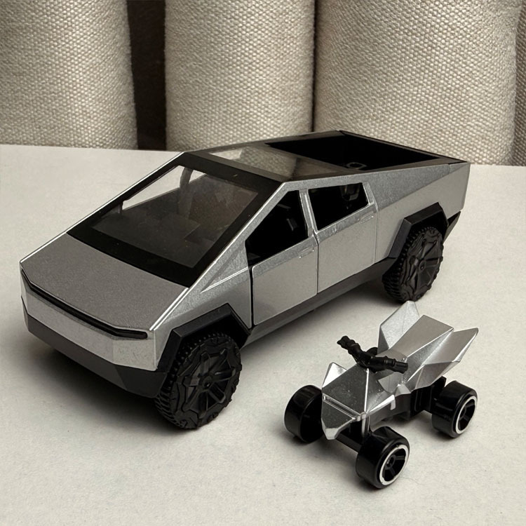 Tesla Cybertruck Model Simulation Alloy Car Off-Road Vehicle Children's Toy Cross-Border Small Car for Boys Tesla Cybertruck Model Simulation Alloy Car Off-Road Vehicle Children's Toy Cross-Border Small Car for Boys
