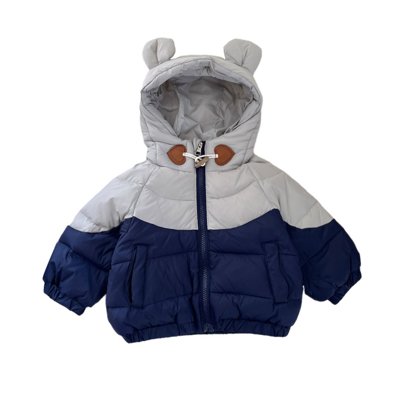 Chaqueta coreana para bebés de invierno para hombres y mujeres, ropa caliente para niños, chaqueta blanca, chaqueta delgada