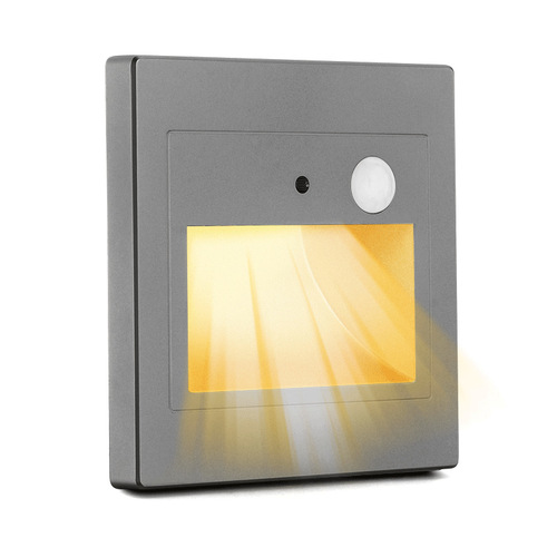 Type 86 human body sensor foot lamp hotel aisle lamp embedded stair sensor light control delay LED foot lamp