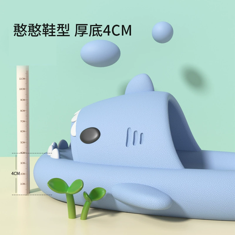 Летние шлепанцы Shark — второе поколение противоскользящей платформы, размеры для детей и взрослых