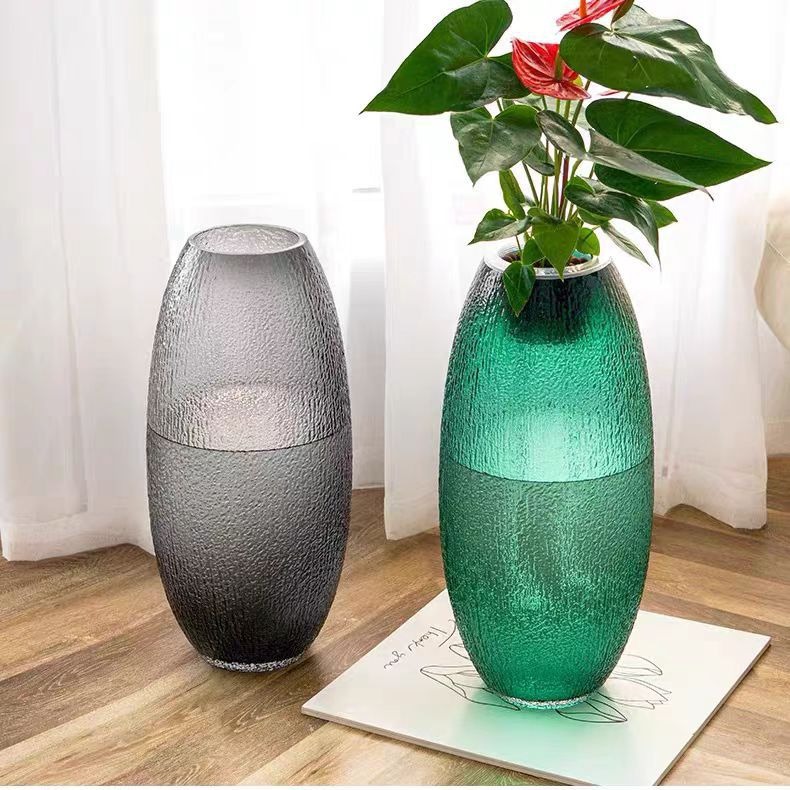 Botílica de vidrio Bodhisattva agua botánica rica bambú borracho reloj colgante de madera para el hogar decorados de flores hechos a mano