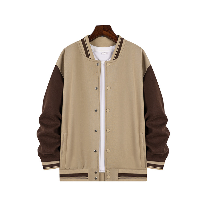 Silver Fox Velvet Drop-hombro uniforme de béisbol impreso LOGO empresa Otoño e Invierno actividad uniforme estudiante clase uniforme bordado Diseño DIY