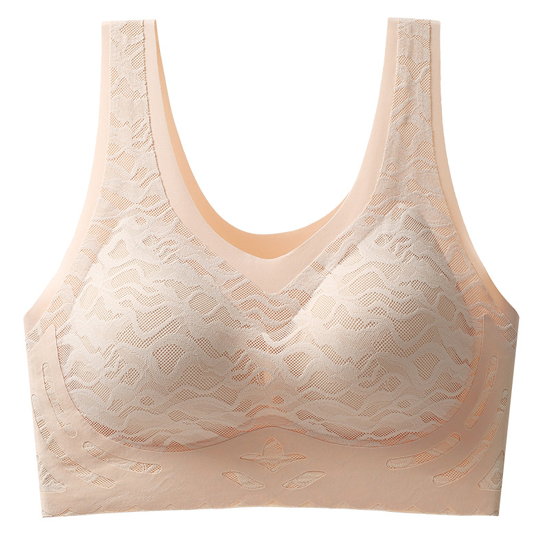 Push up belleza espalda envuelto Chaleco de pecho de las mujeres pecho grande pequeño con almohadilla de pecho soporte de pecho sin costuras chaleco desnudo sujetador