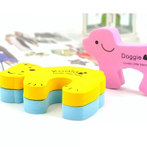 Cute Cartoon EVA Children's Anti-Entrapment Door Card Home Safety Door Barrier Protection Anti-Collision Multi-Color Cute Animal Style