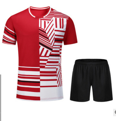 new pattern Competition clothing badminton customized Printing Badminton clothing ventilation motion suit T-shirt