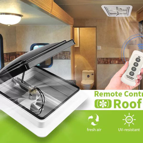 14-дюймовый RV крыши вентиляционные белые RV номер вентиляционные с вентилятором черный Диапазон капот вытяжной